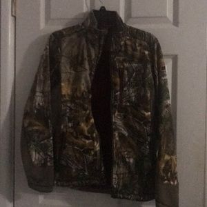 Field and stream women jacket lined small Camo
